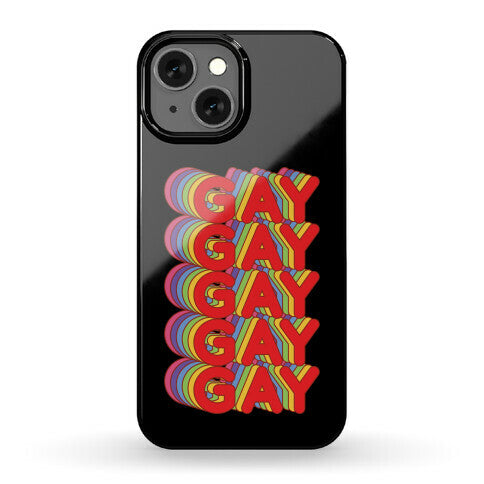 Gay Retro Rainbow Phone Case